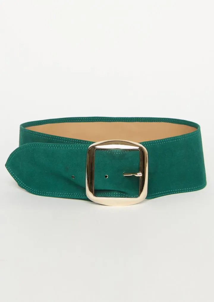 Accessoires TARA JARMON Femme | Ceinture Liza verte en cuir