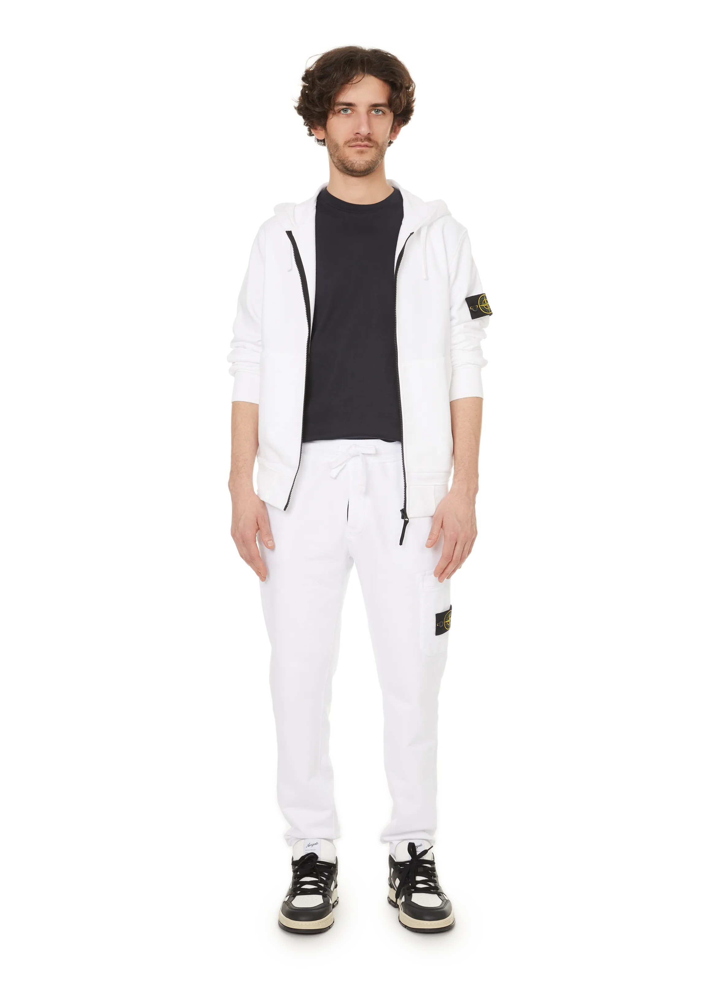 STONE ISLAND  Pantalon de jogging - Blanc