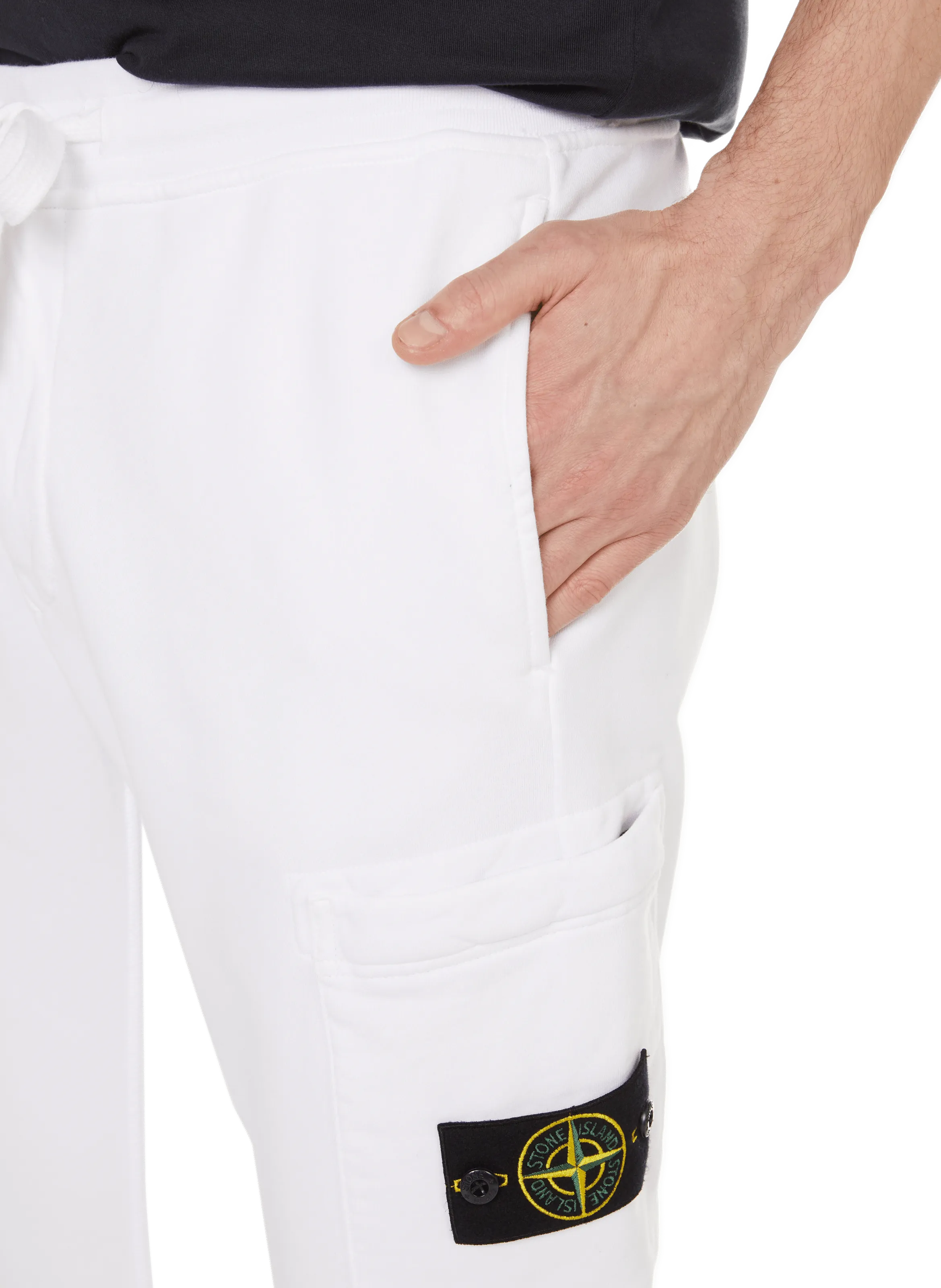 STONE ISLAND  Pantalon de jogging - Blanc